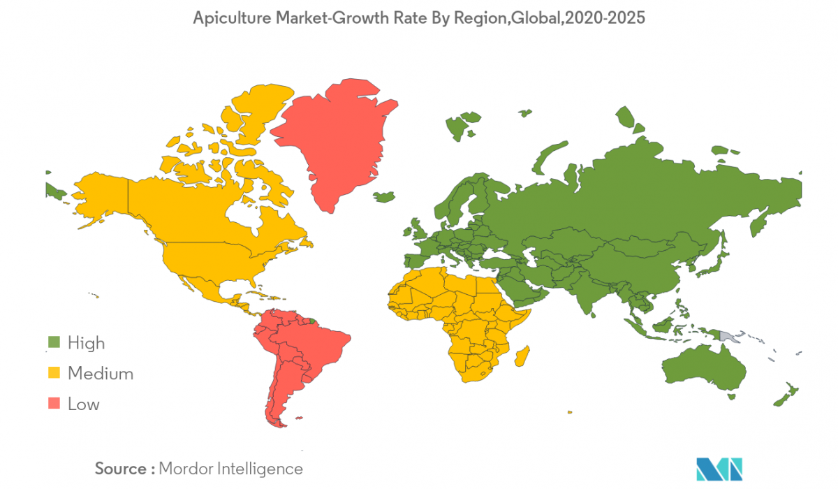 apiculture-market_Apiculture_Market-Growth_Rate_By_Region,Global,2020-2025